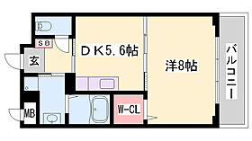 アモーレ二階町  ｜ 兵庫県姫路市二階町（賃貸マンション1DK・4階・34.37㎡） その2