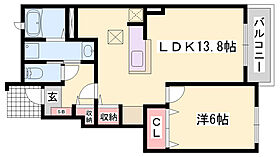 メゾン　ド　リーヴ  ｜ 兵庫県たつの市揖西町土師4丁目（賃貸アパート1LDK・1階・45.89㎡） その2