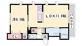 プレミアス三左衛門  ｜ 兵庫県姫路市三左衛門堀西の町（賃貸マンション1LDK・1階・44.50㎡） その2