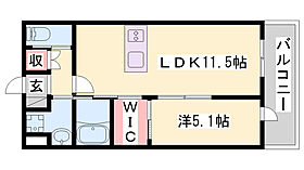 コンフォール　エスパール  ｜ 兵庫県揖保郡太子町糸井（賃貸アパート1LDK・2階・42.50㎡） その2