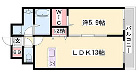 エスペーロ新在家  ｜ 兵庫県姫路市新在家2丁目（賃貸マンション1LDK・5階・44.22㎡） その2