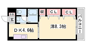 プラザＹ  ｜ 兵庫県姫路市伊伝居（賃貸マンション1DK・3階・29.50㎡） その2