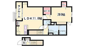 レガリア  ｜ 兵庫県姫路市大津区天満（賃貸アパート1LDK・2階・52.04㎡） その2