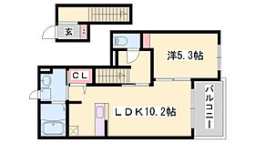 ビレッヂ飯田II  ｜ 兵庫県姫路市飯田1丁目（賃貸アパート1LDK・2階・42.60㎡） その2