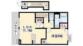 スマイルタウンＡ  ｜ 兵庫県姫路市西今宿8丁目（賃貸アパート1LDK・2階・46.09㎡） その2