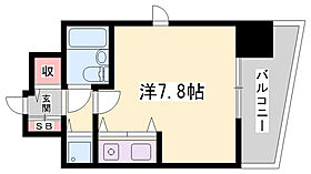 朝日プラザサウスコア姫路  ｜ 兵庫県姫路市飾磨区三宅1丁目（賃貸マンション1R・1階・19.25㎡） その2