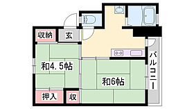 ビレッジハウス北条第二  ｜ 兵庫県加西市北条町西南（賃貸マンション2K・1階・33.54㎡） その2