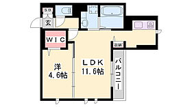 ボナールゲート  ｜ 兵庫県姫路市安田4丁目（賃貸アパート1LDK・2階・40.56㎡） その2