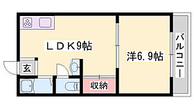 アンドステージ  ｜ 兵庫県たつの市龍野町富永（賃貸アパート1LDK・2階・32.48㎡） その2