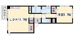 泉マンション  ｜ 兵庫県姫路市安田2丁目（賃貸マンション1LDK・8階・46.20㎡） その2