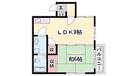 マンション藤  ｜ 兵庫県姫路市伊伝居（賃貸マンション1LDK・5階・37.26㎡） その2