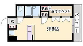 ロッキーコートナカヤ  ｜ 兵庫県姫路市南条（賃貸マンション1R・8階・24.71㎡） その2