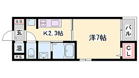 メゾンSK　I  ｜ 兵庫県姫路市下寺町（賃貸マンション1K・2階・30.24㎡） その2