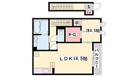 ルーニィー船橋  ｜ 兵庫県姫路市船橋町2丁目（賃貸アパート1LDK・2階・52.23㎡） その2