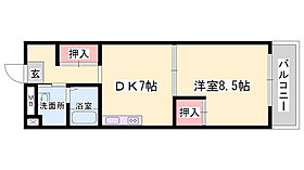 セルジュＹＳ姫路  ｜ 兵庫県姫路市南畝町2丁目（賃貸マンション1DK・6階・31.45㎡） その2