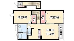 ヒルサイド緑ヶ丘C 2階