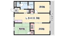 コーポ青山II 4階/-