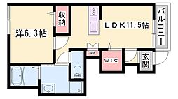 間取図画像 1LDK