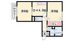 タウンコート E棟 2階