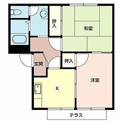 ガーデンハイツ緑ヶ丘 H棟 1階/-