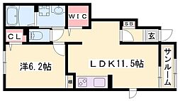 間取図画像 1LDK