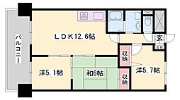 ファーレ姫路 3LDKの間取図画像