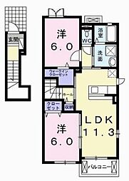 アンフィニ　レーヴI 2階/-