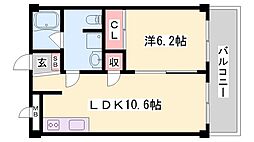 間取図画像 1LDK