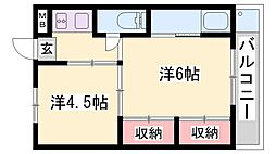 ビレッジハウス今在家 3階