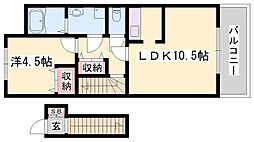 くるり 1LDKの間取図画像