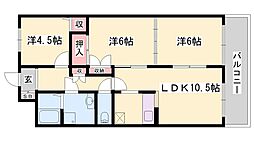 インタービレッジ別所 3LDKの間取図画像