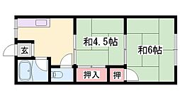 白楊荘B棟 2階/-