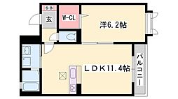 カルムリー福崎 C棟 1階