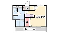 フラッツネオシティー 2階