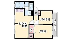 サンライフ雅B棟 1階/-
