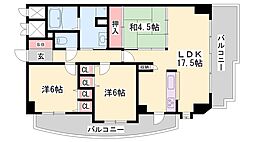 ドルチェグラン姫路駅前 3LDKの間取図画像