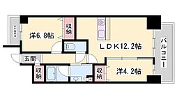 ケイマン 2LDKの間取図画像