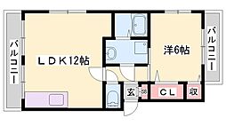 ファミールT 1LDKの間取図画像