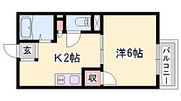 ローズハイツ 2階/-
