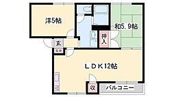リバーサイドIIA 2階