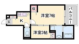 ラ・フォーレ 1SKの間取図画像