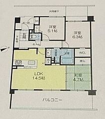 物件の間取り