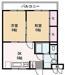 ロイヤルメゾン白浜 2階