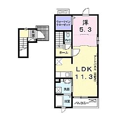 ルミナ手柄 1LDKの間取図画像