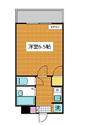 メイフィールドガーデン 1Kの間取図画像