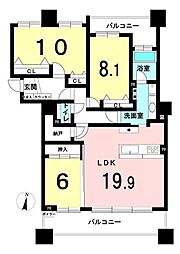 間取図画像 3SLDK