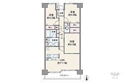 間取図画像 3LDK
