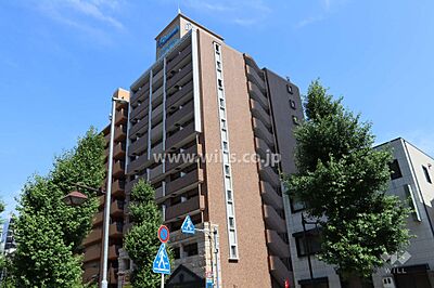 外観：プレサンス名古屋駅前の外観（北西側から）