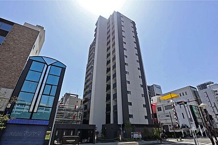 プレサンスロジェ栄パークサウスの外観(北東側から)