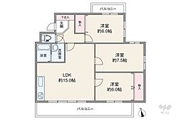 間取図画像 3LDK